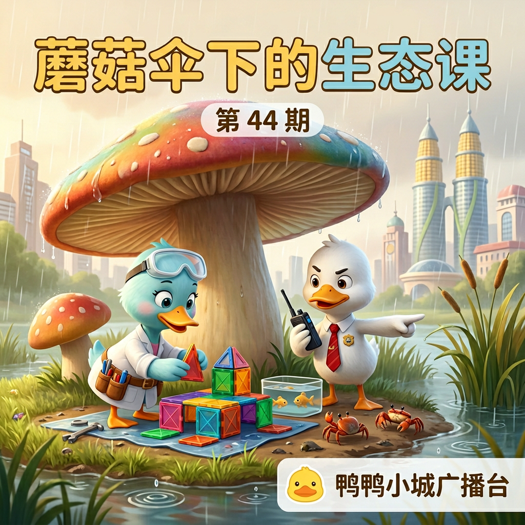 蘑菇伞下的生态课