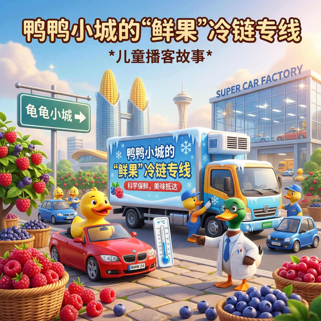 鸭鸭小城的“鲜果”冷链专线