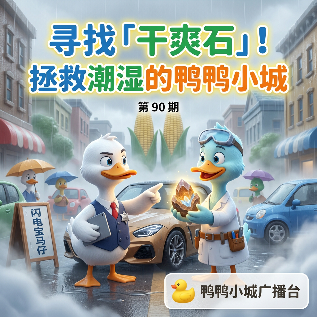 寻找「干爽石」!拯救潮湿的鸭鸭小城
