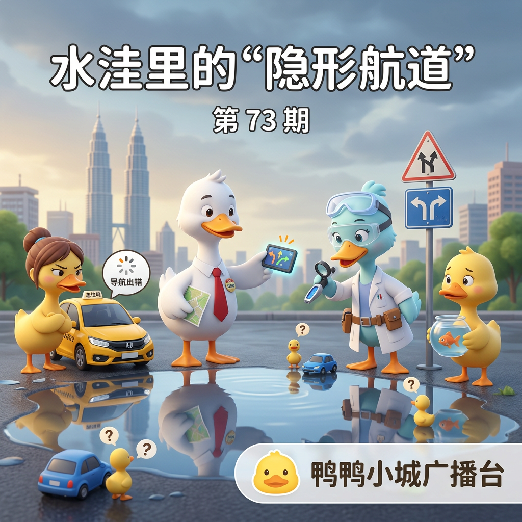 水洼里的“隐形航道”