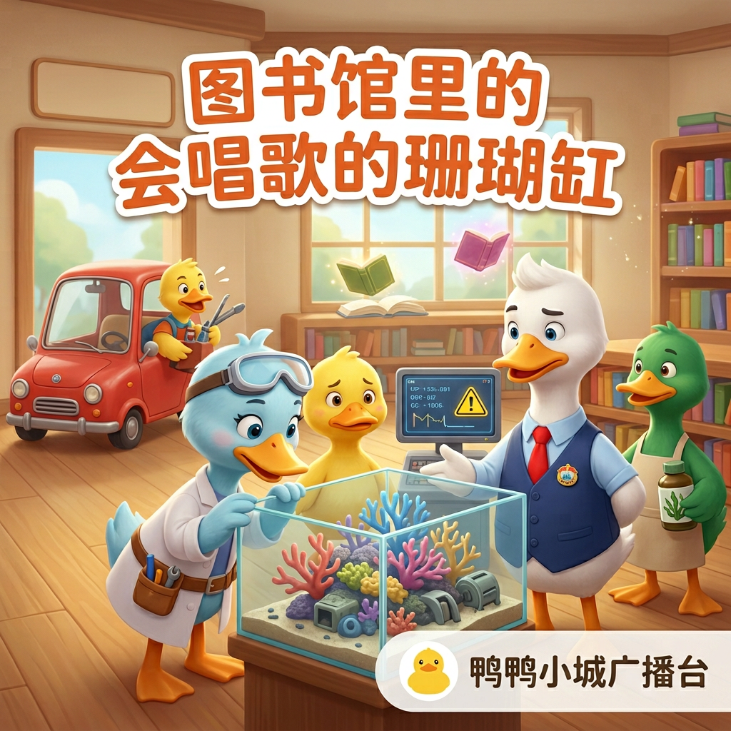 图书馆里的会唱歌的珊瑚缸