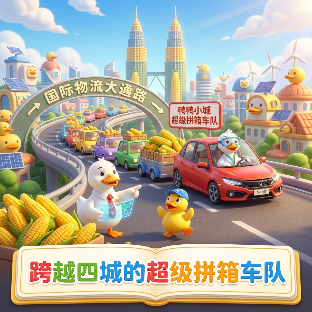 跨越四城的超级拼箱车队