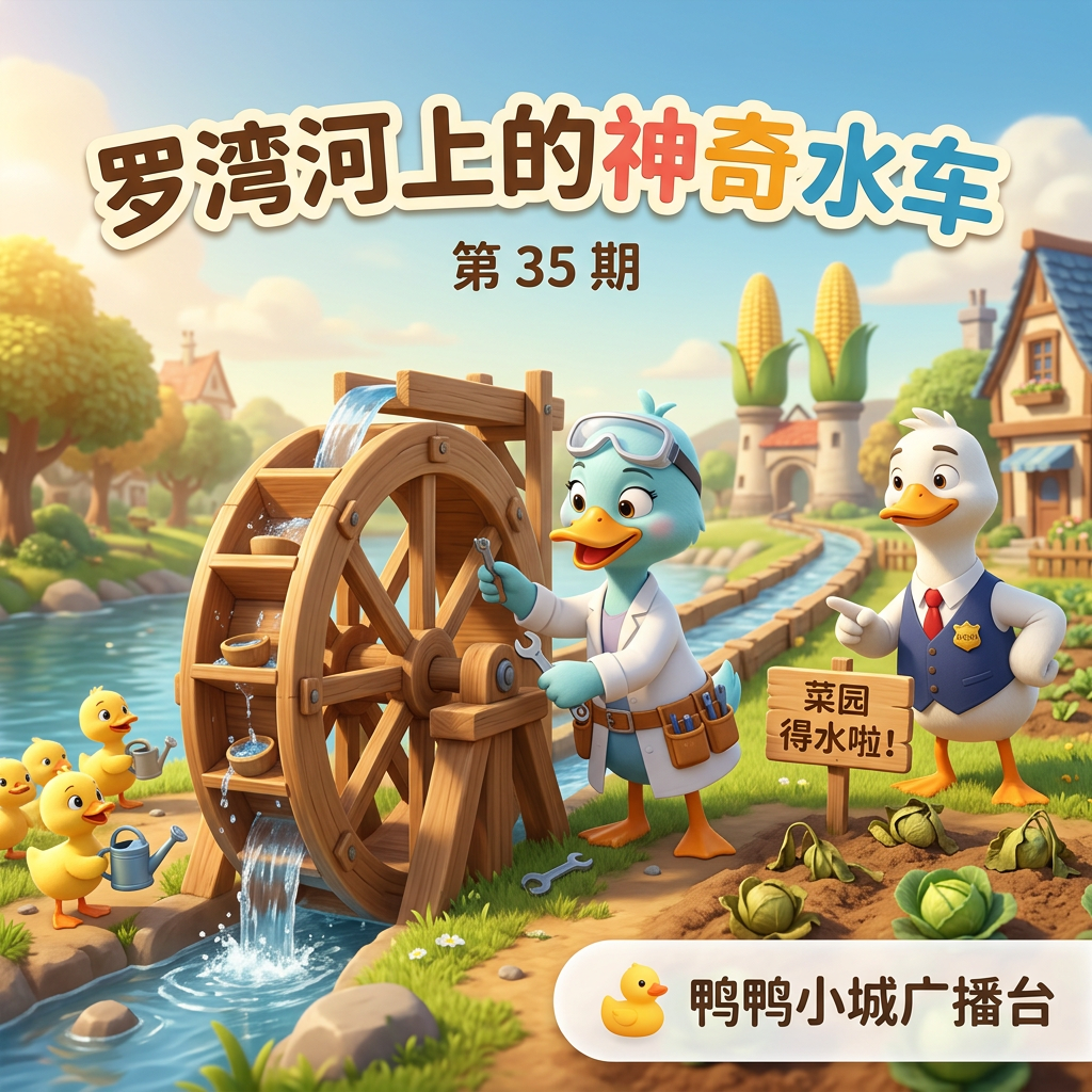 罗湾河上的神奇水车