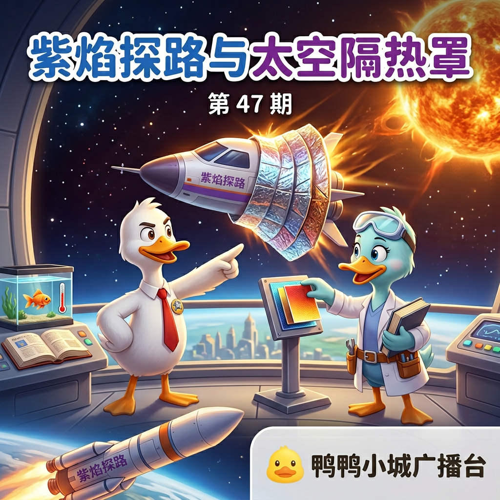 紫焰探路与太空隔热罩