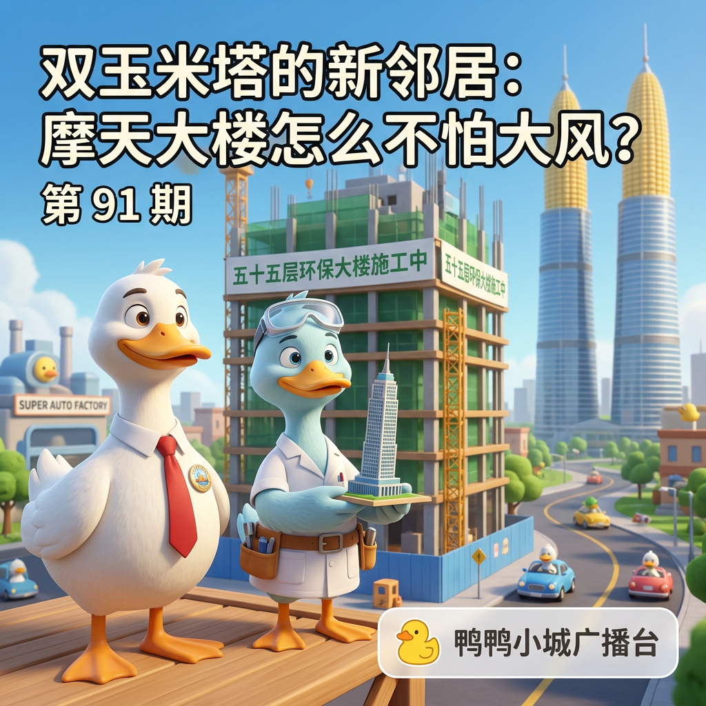双玉米塔的新邻居：摩天大楼怎么不怕大风？