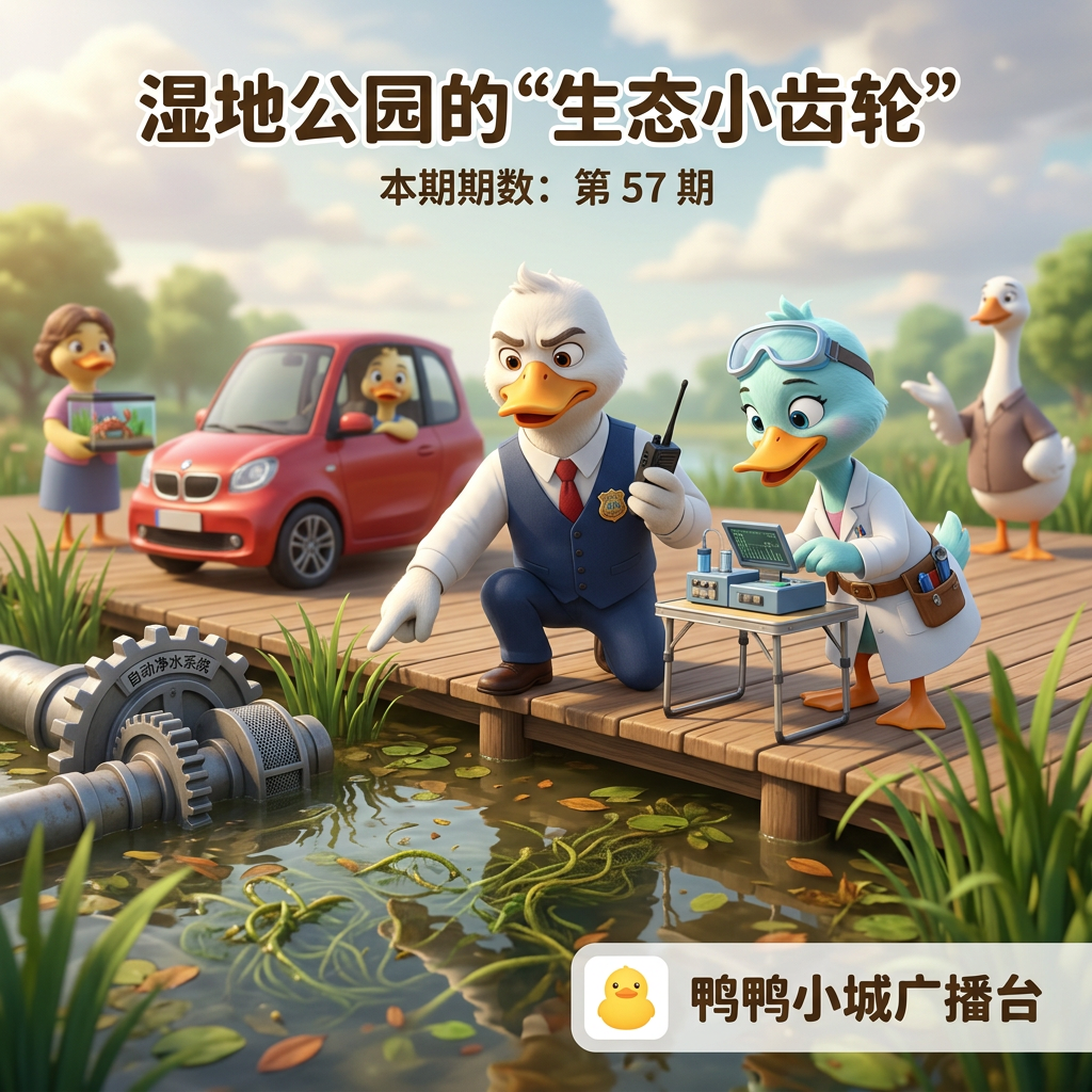 湿地公园的“生态小齿轮