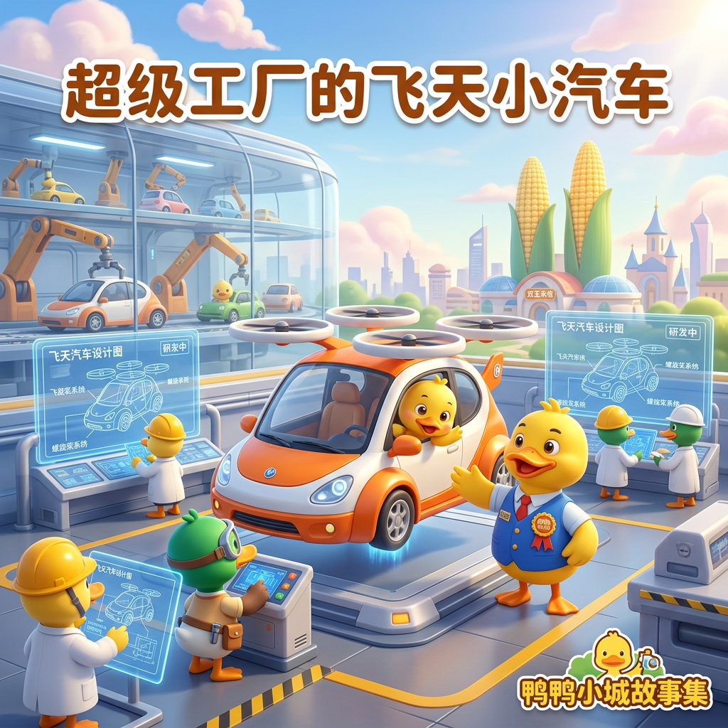 超级工厂的飞天小汽车