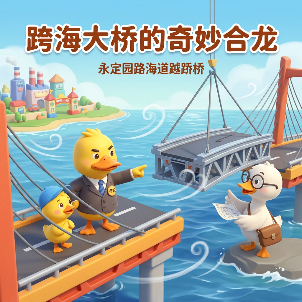跨海大桥的奇妙合龙