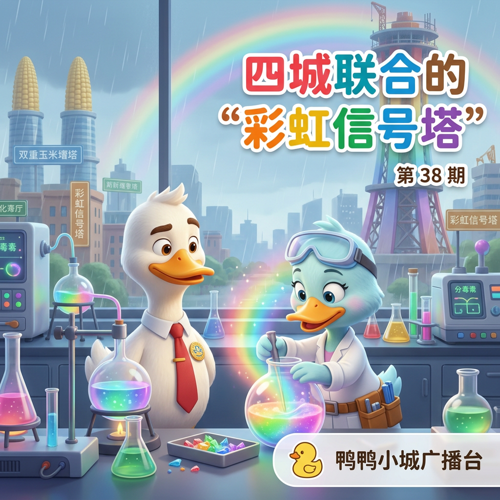 四城联合的“彩虹信号塔”